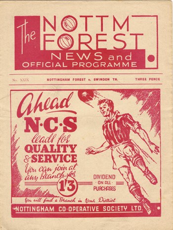 Nottingham Forest FC v Swindon Town FC